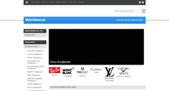 Desktop Screenshot of mysunglasses.pk